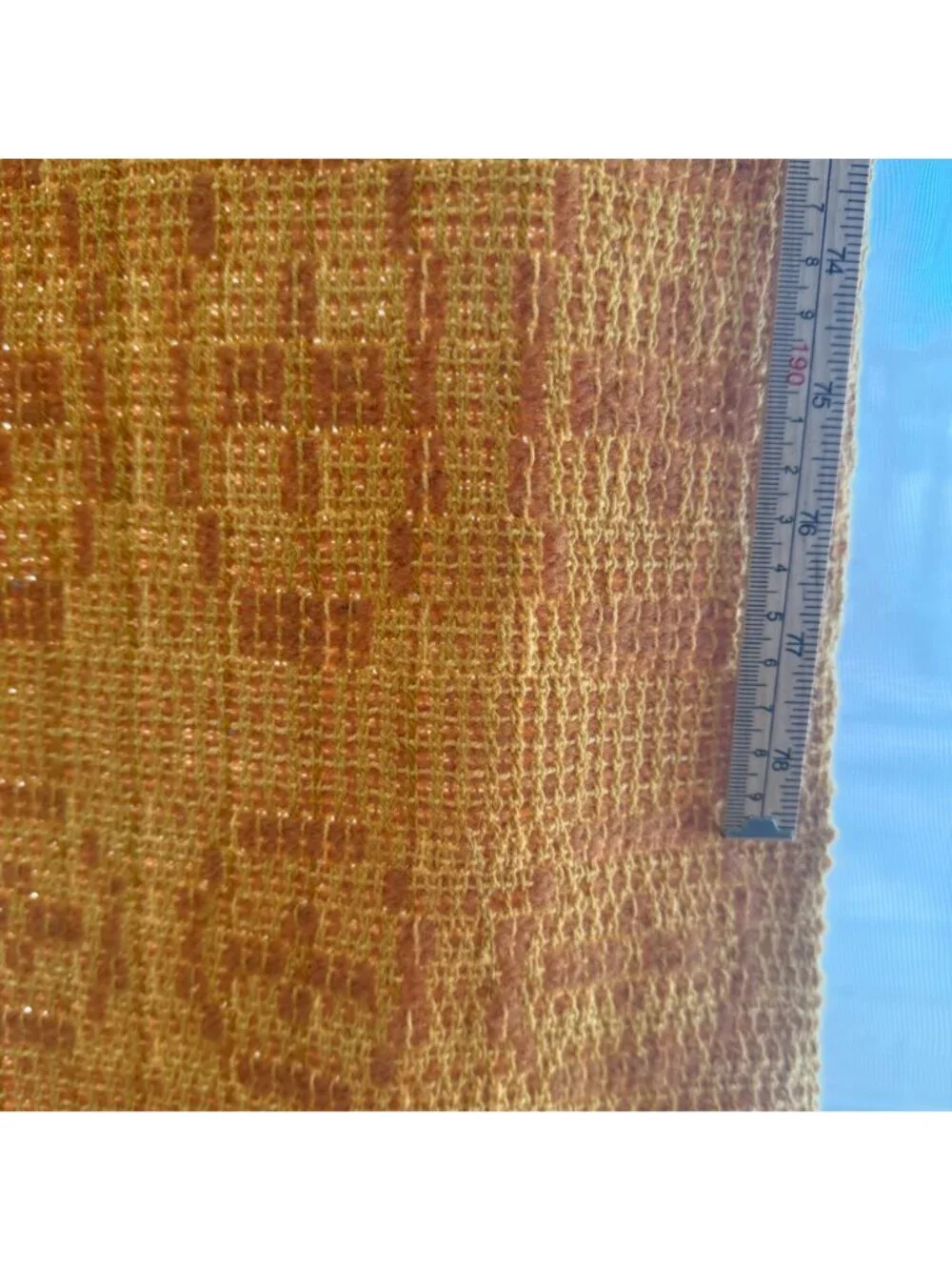 Vintage Hand Loomed Window Treatment 2 Panel Set 14